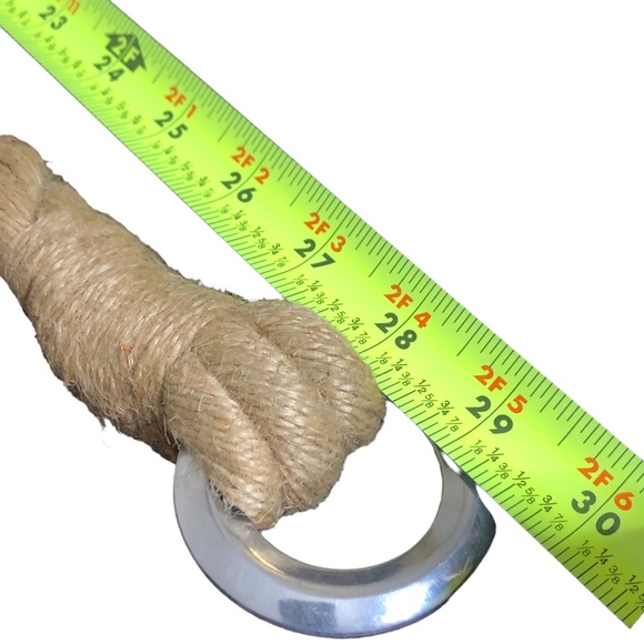 ONE SINGLE Jute Thick Rope Curtain Tieback, Nautical Hemp Tieback - Picture 11 of 11